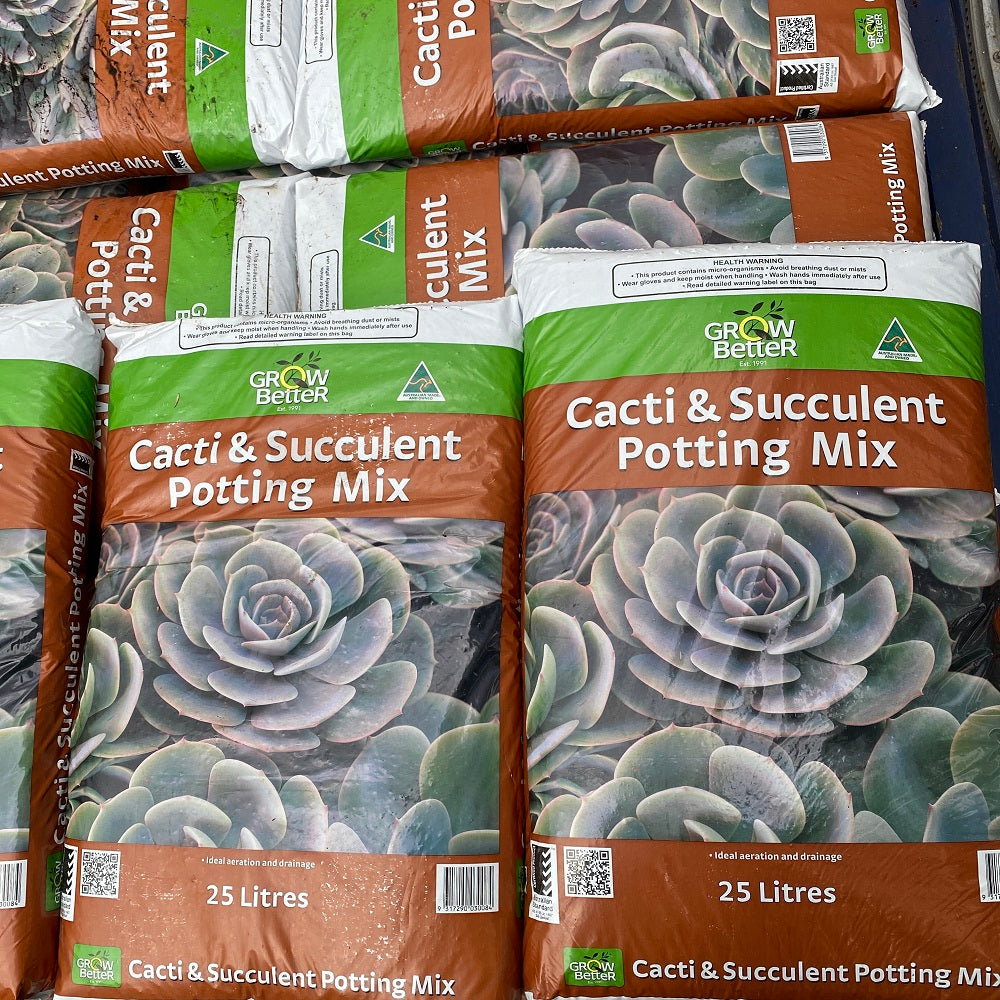 Grow Better Cacti & Succulent Potting Mix 25 litre – Bulleen Art and Garden