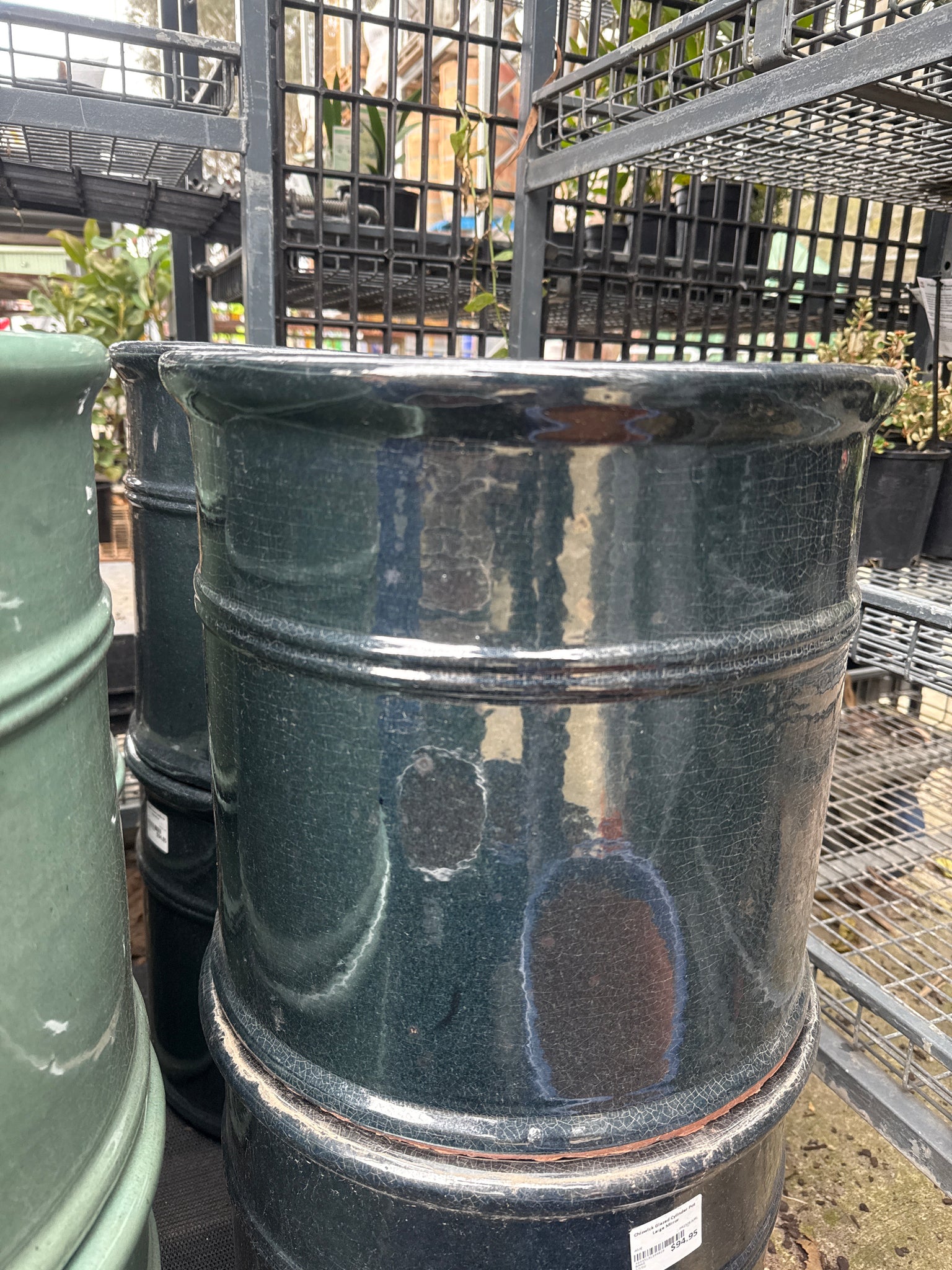 Chiswick Glazed Cylinder Pot Large Mirror