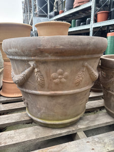 Antique Terracotta Wreath Pot Extra Large 62 x 52cm