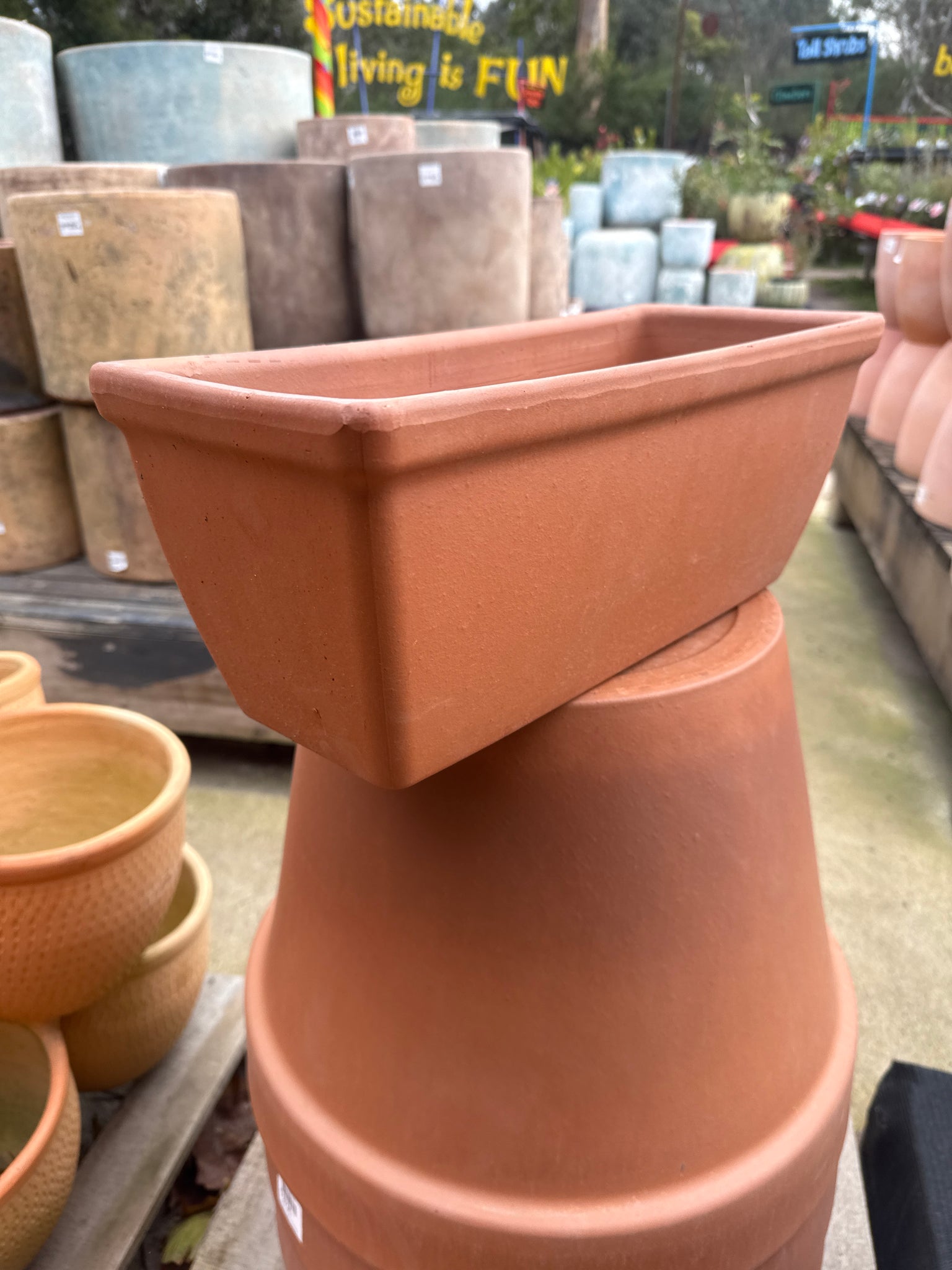Cassetta Roma Trough Terracotta 43cm