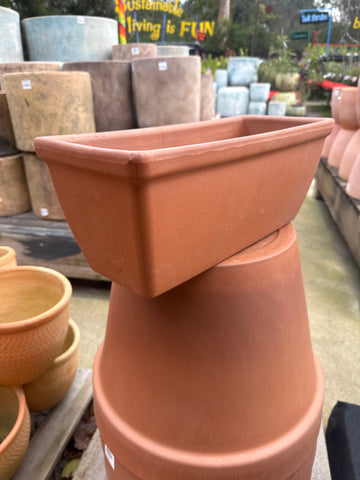 Cassetta Roma Trough Terracotta 43cm