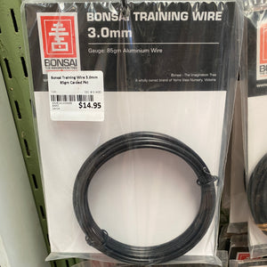 Bonsai Training Wire 3.0mm 85gm Carded Pkt