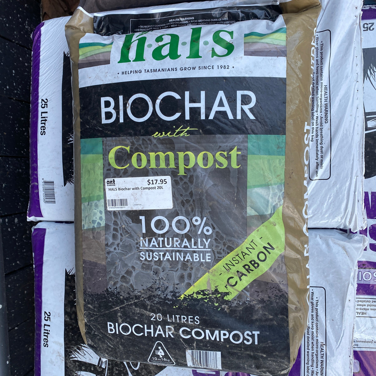 HALS Biochar with Compost 20L – Bulleen Art and Garden