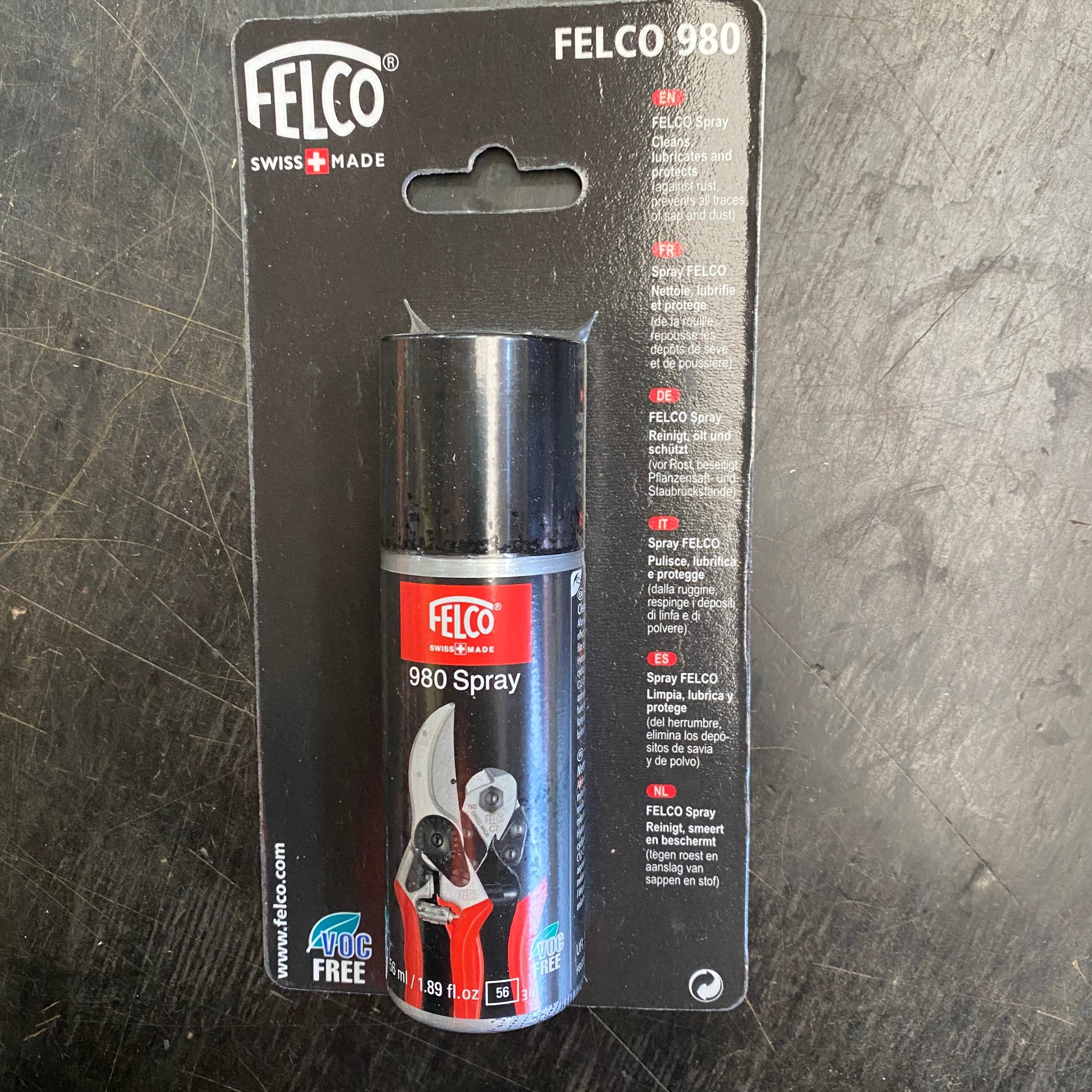 Felco 980 Spray Lubricant Voc Free 56ml