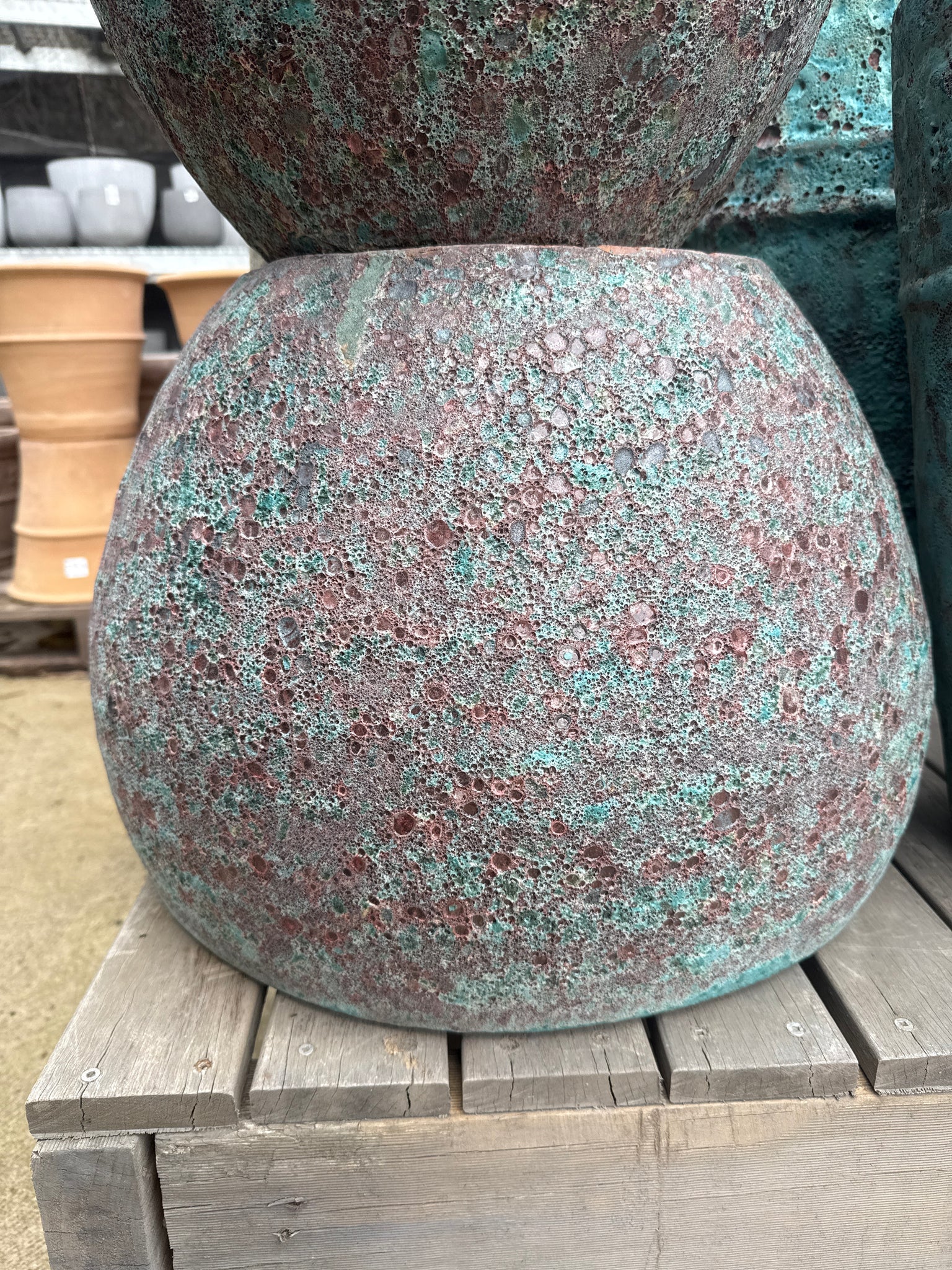 Lima Ball Pot Large Ocean Mist