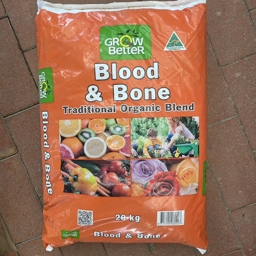 Grow Better Blood & Bone Traditional 20 kg – Bulleen Art and Garden
