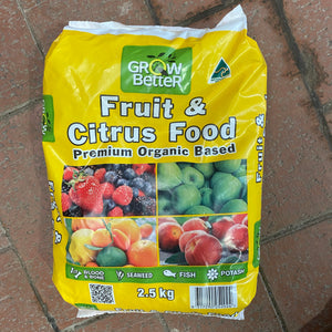 Grow Better Fruit & Citrus Food 2.5 kg