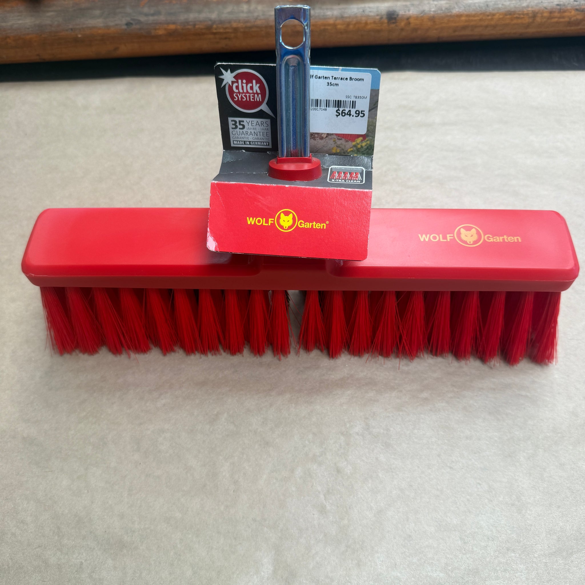 Wolf Garten Terrace Broom 35cm