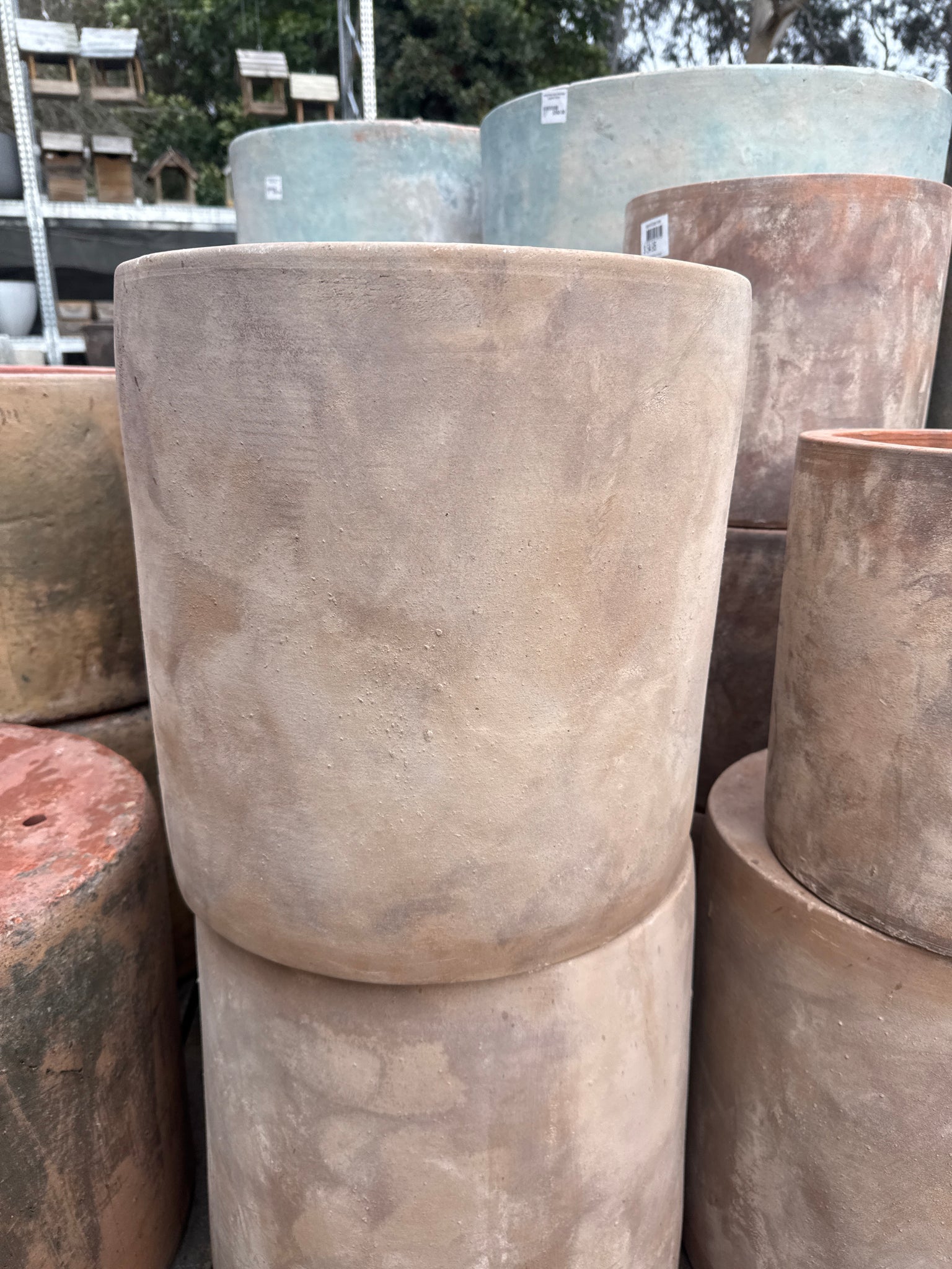Antiqua Cylinder Pot Large 40 x 40cm