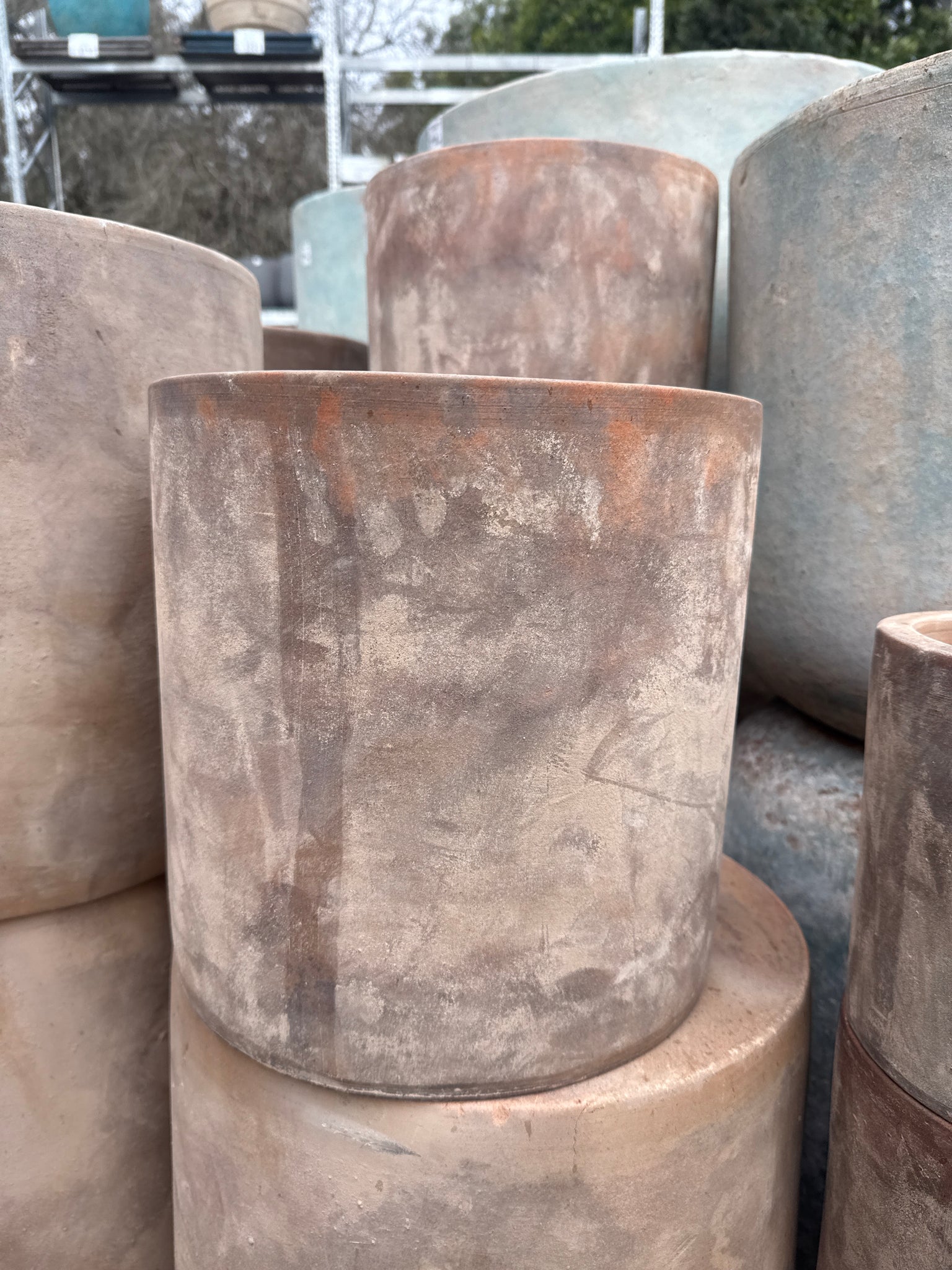 Antiqua Cylinder Pot Medium 30 x 30cm