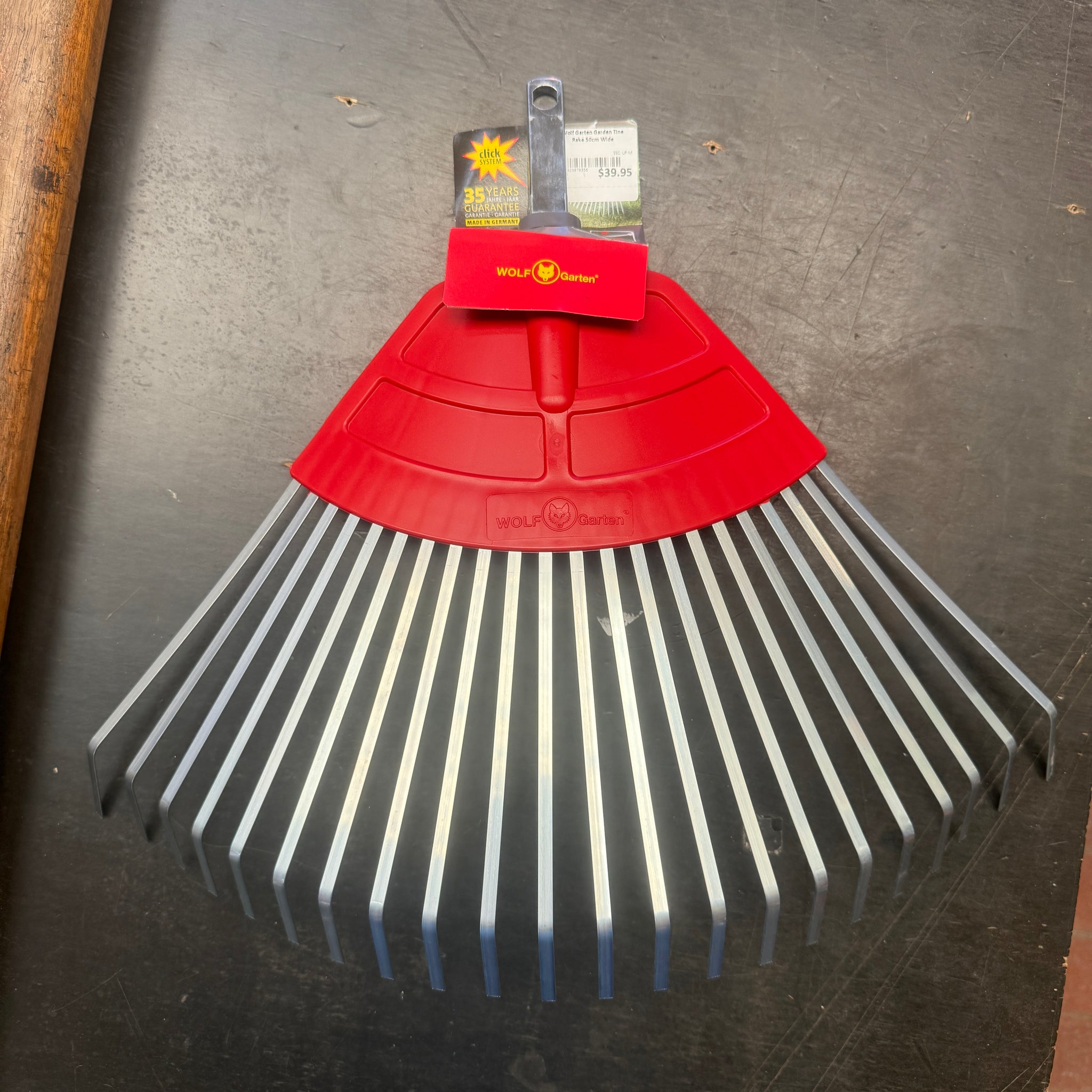 Wolf Garten Garden Tine Rake 50cm Wide