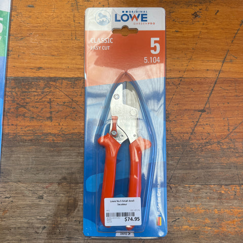 Lowe No.5 Small Anvil Secateur