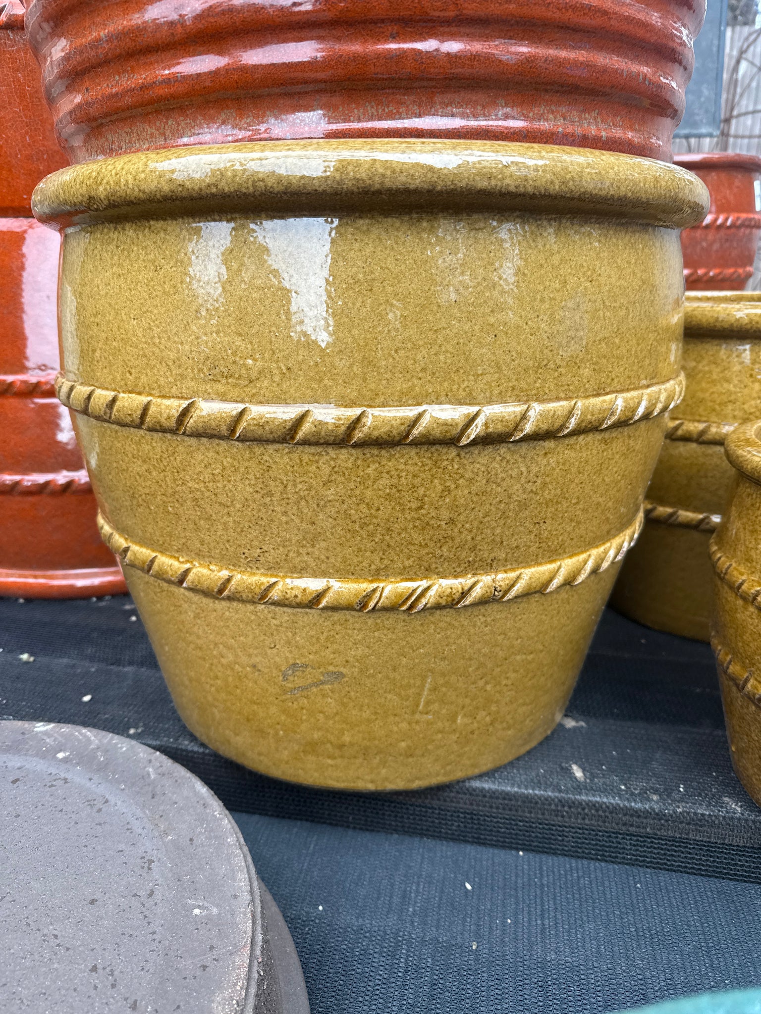 Mila Pot Large Mustard