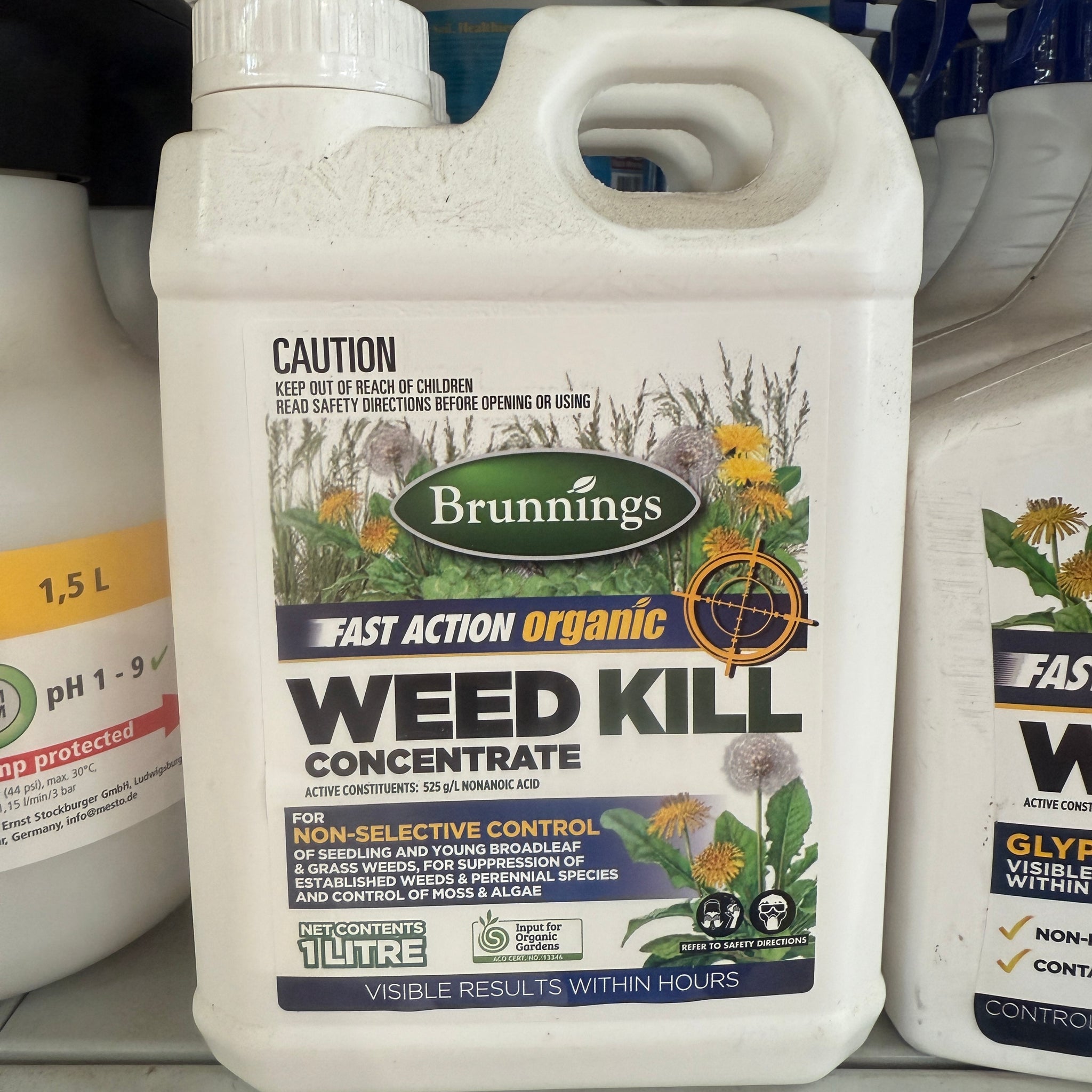 Fast Action Organic Weed Kill Concentrate 1L