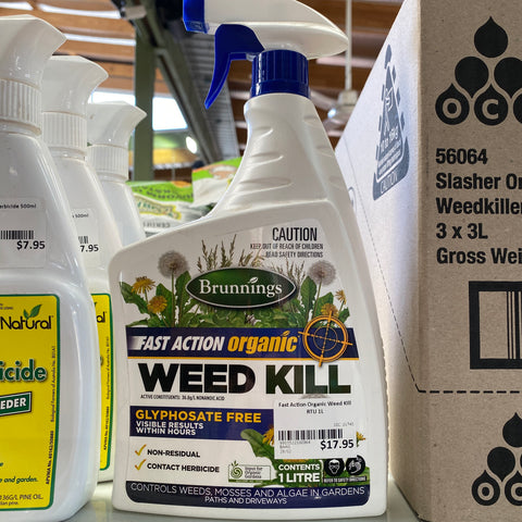 Fast Action Organic Weed Kill RTU 1L