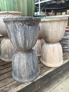 Ancient Bell Pot Black/Cream S