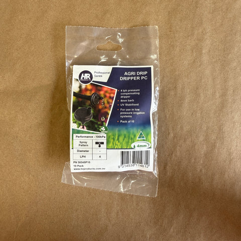 Pack of Micro Dripper Emitter Agri 4 LPH PC