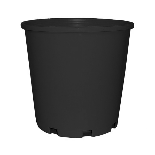 Plastic Slimline Pot 200mm Black