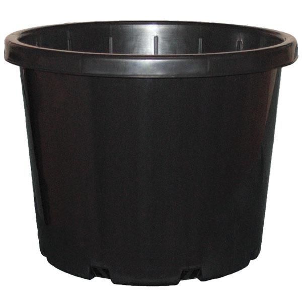 Plastic Slimline Pot 330mm Black