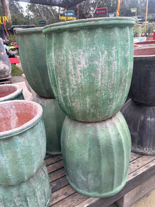 Pumpkin Planter 45x51cm Krete Green Medium