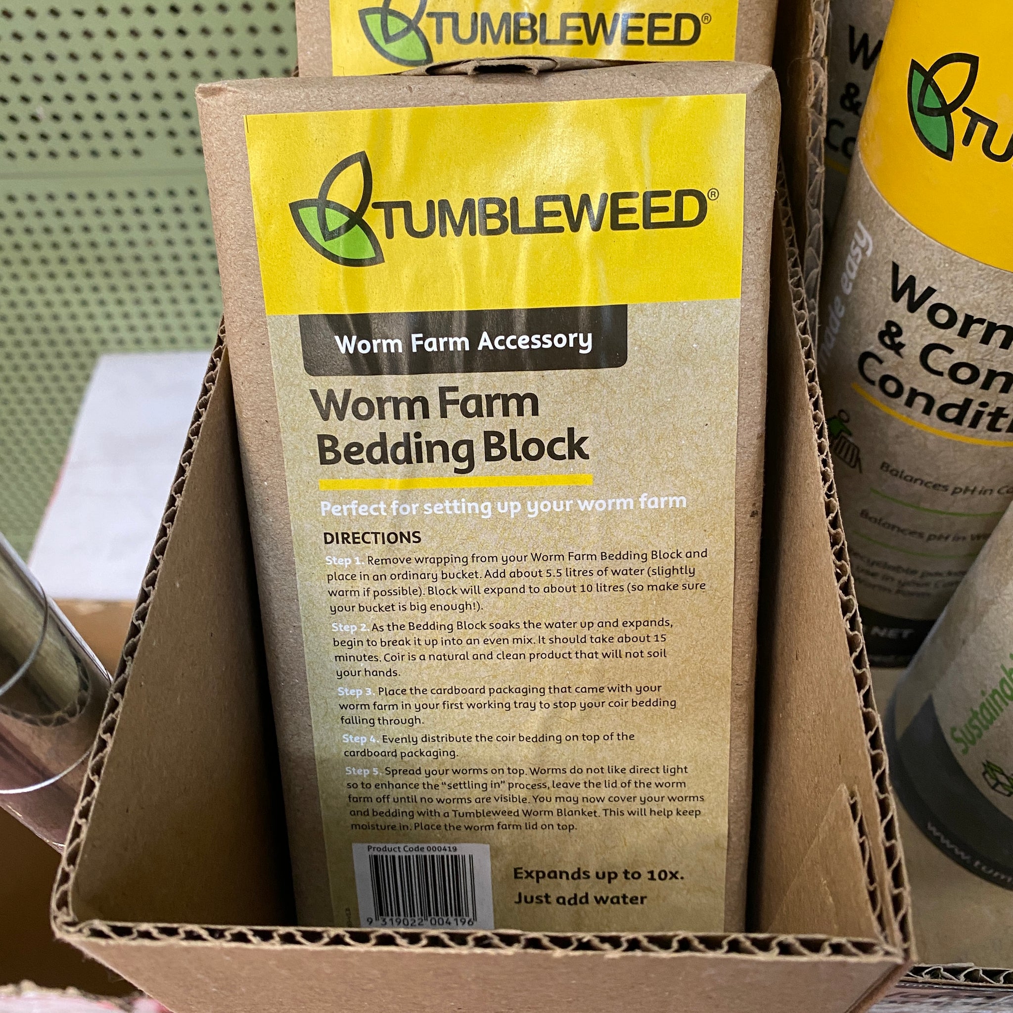 Worm Farm Bedding Block