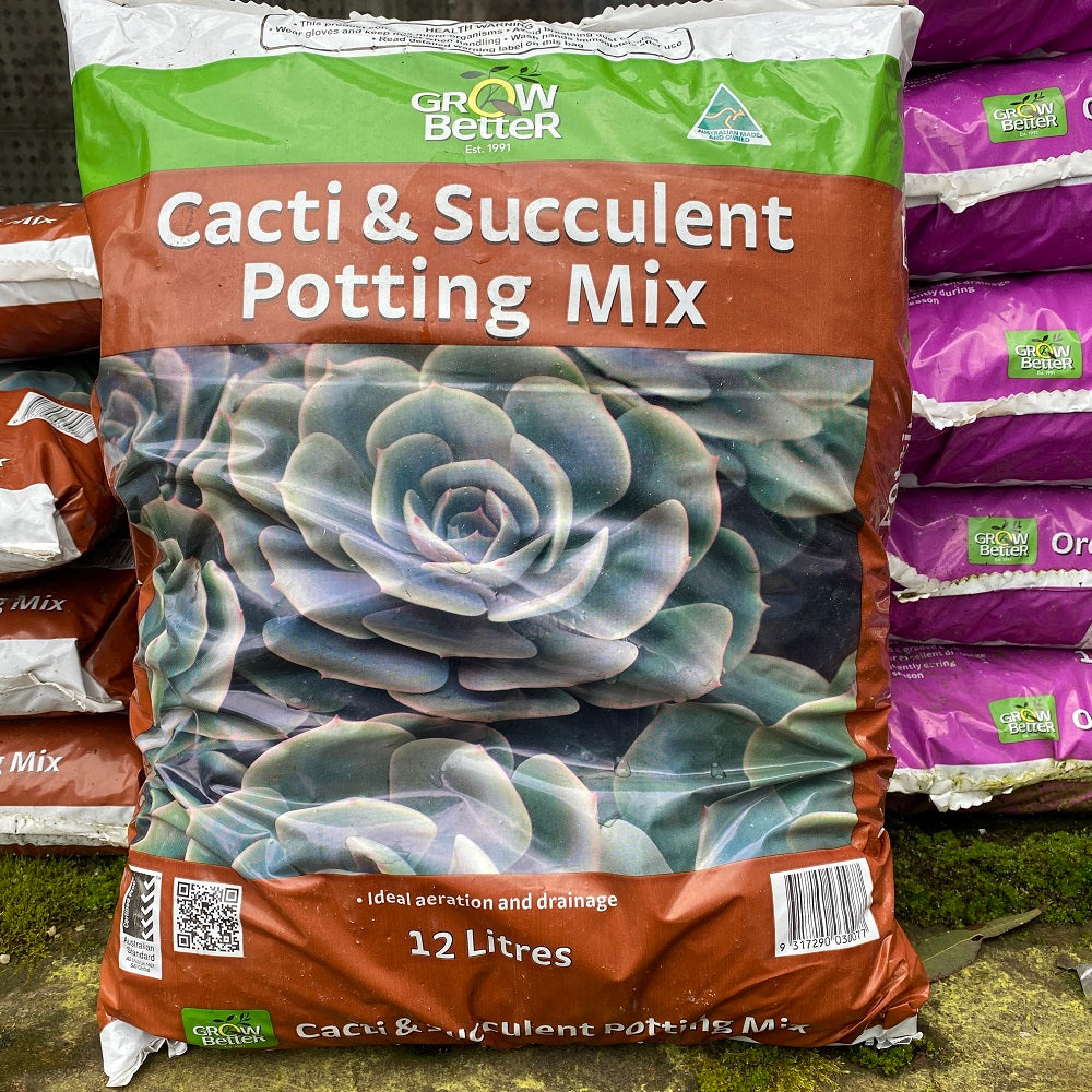 Grow Better Cacti & Succulent Potting Mix 12 litre