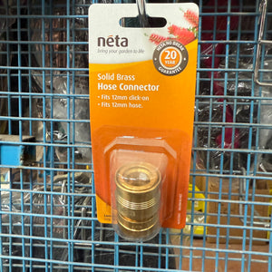 Neta Brass Hose Connector 12mm