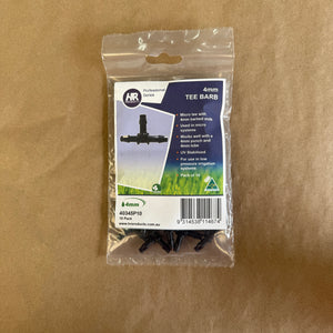 Pack of 4mm Tee Barbed