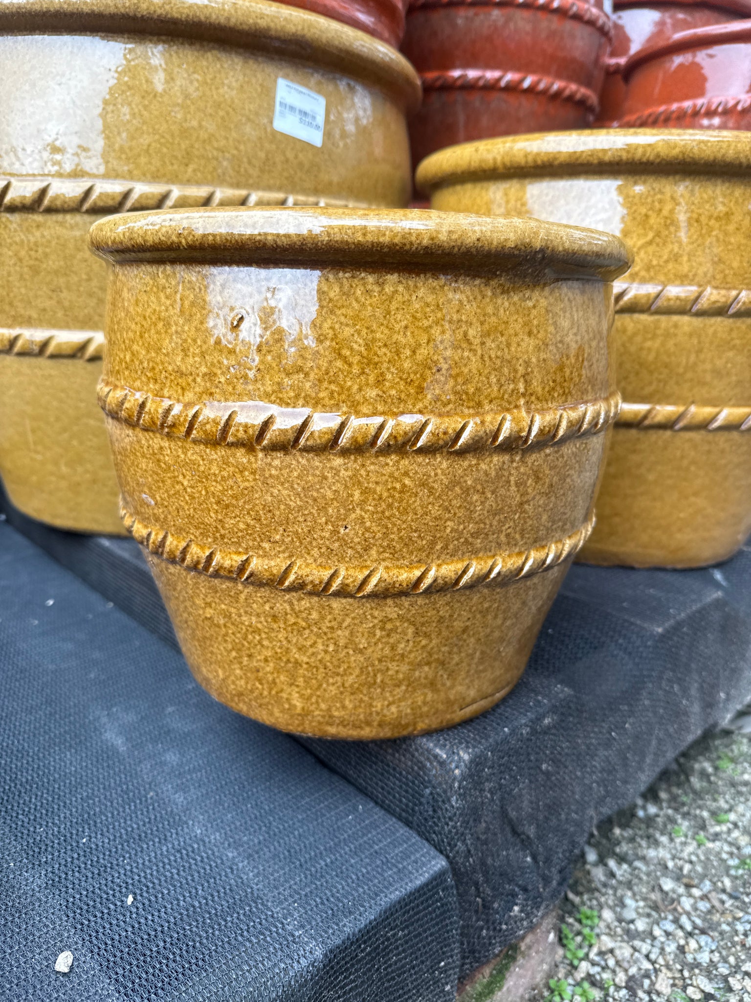 Mila Pot Small Mustard