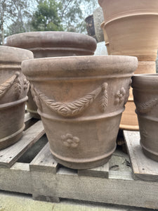 Antique Terracotta Wreath Pot Medium 38 x 34cm