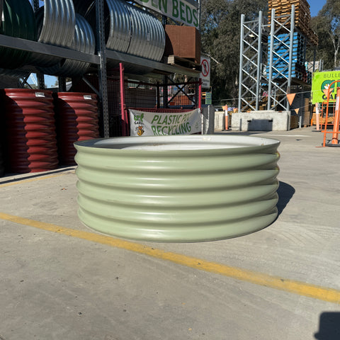 Raised Garden Bed Round 1150mm x 415mm Pale Eucalypt