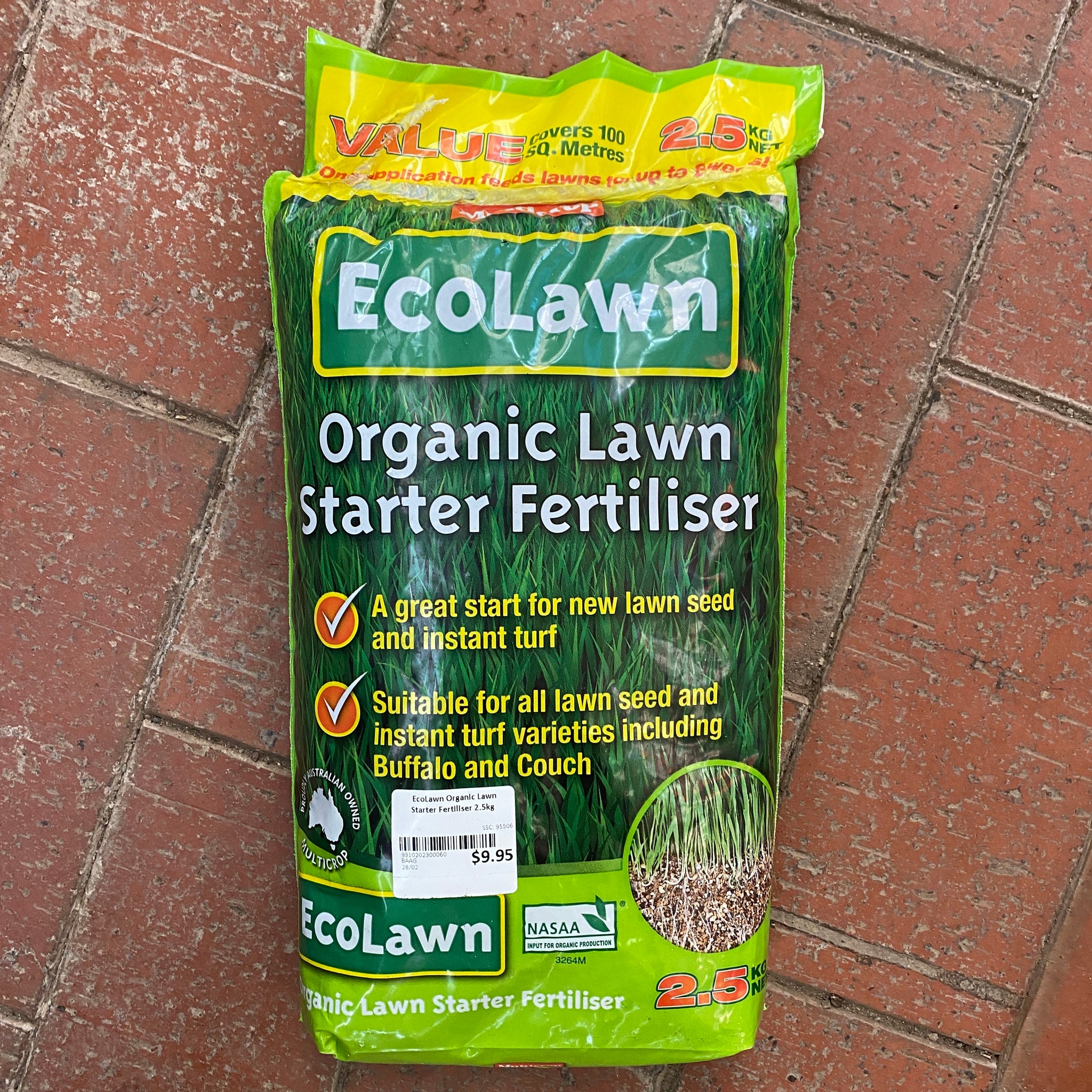 Multicrop EcoLawn Organic Lawn Starter Fertiliser 2.5kg