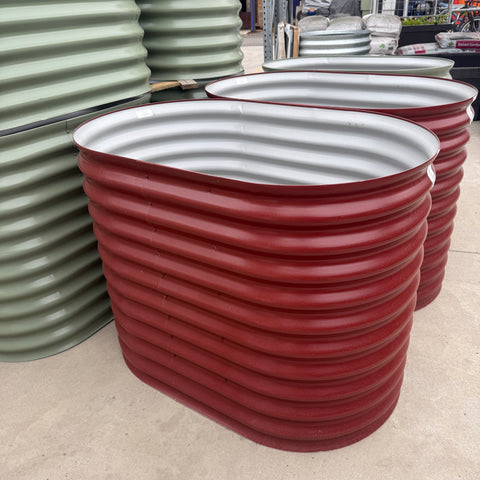 Raised Garden Bed Slimline 1100mm x 700mm x 830mm Manor Red