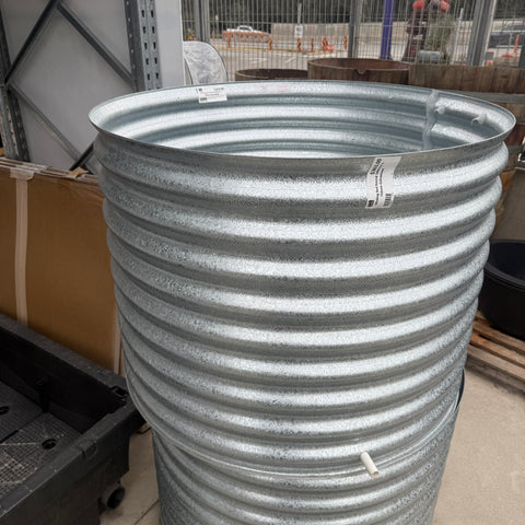 Wicking Bed Round 1000mm x 750mm Galvanised