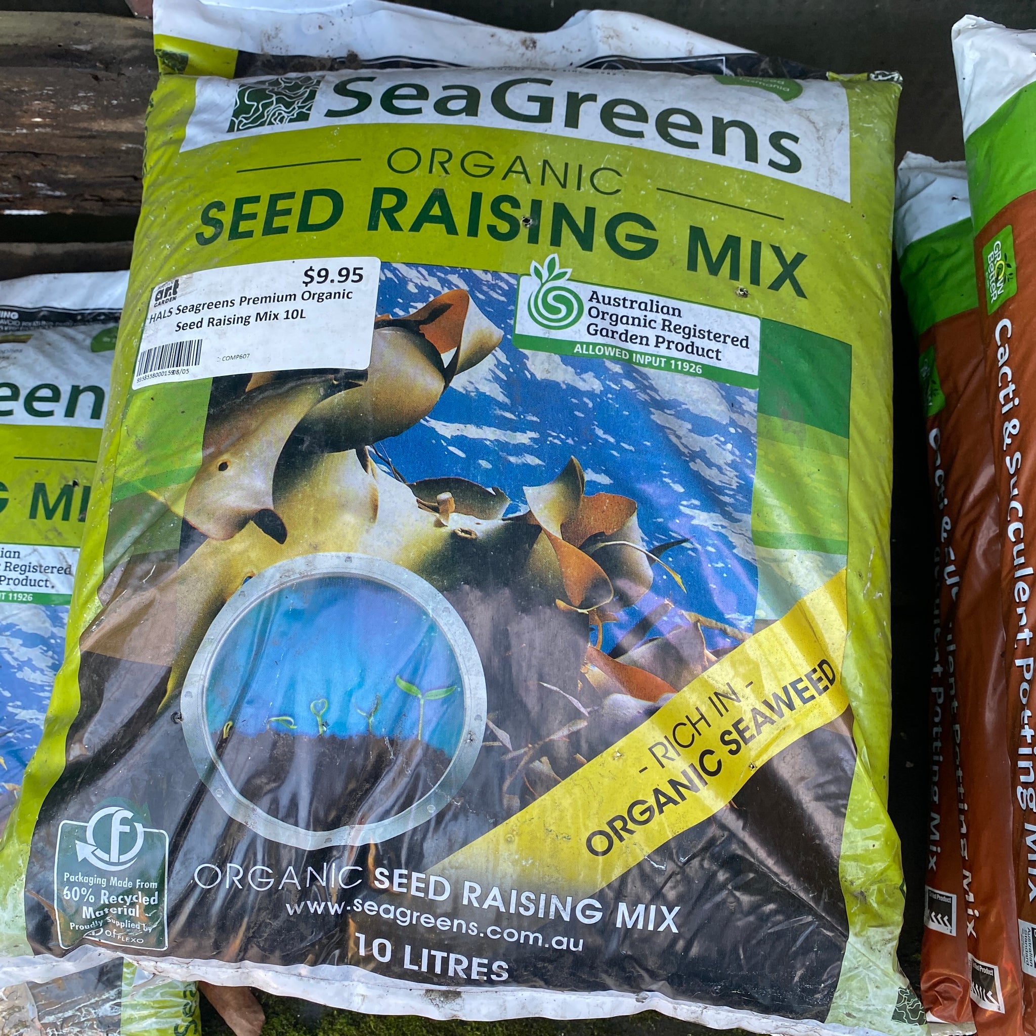 HALS Seagreens Premium Organic Seed Raising Mix 10L