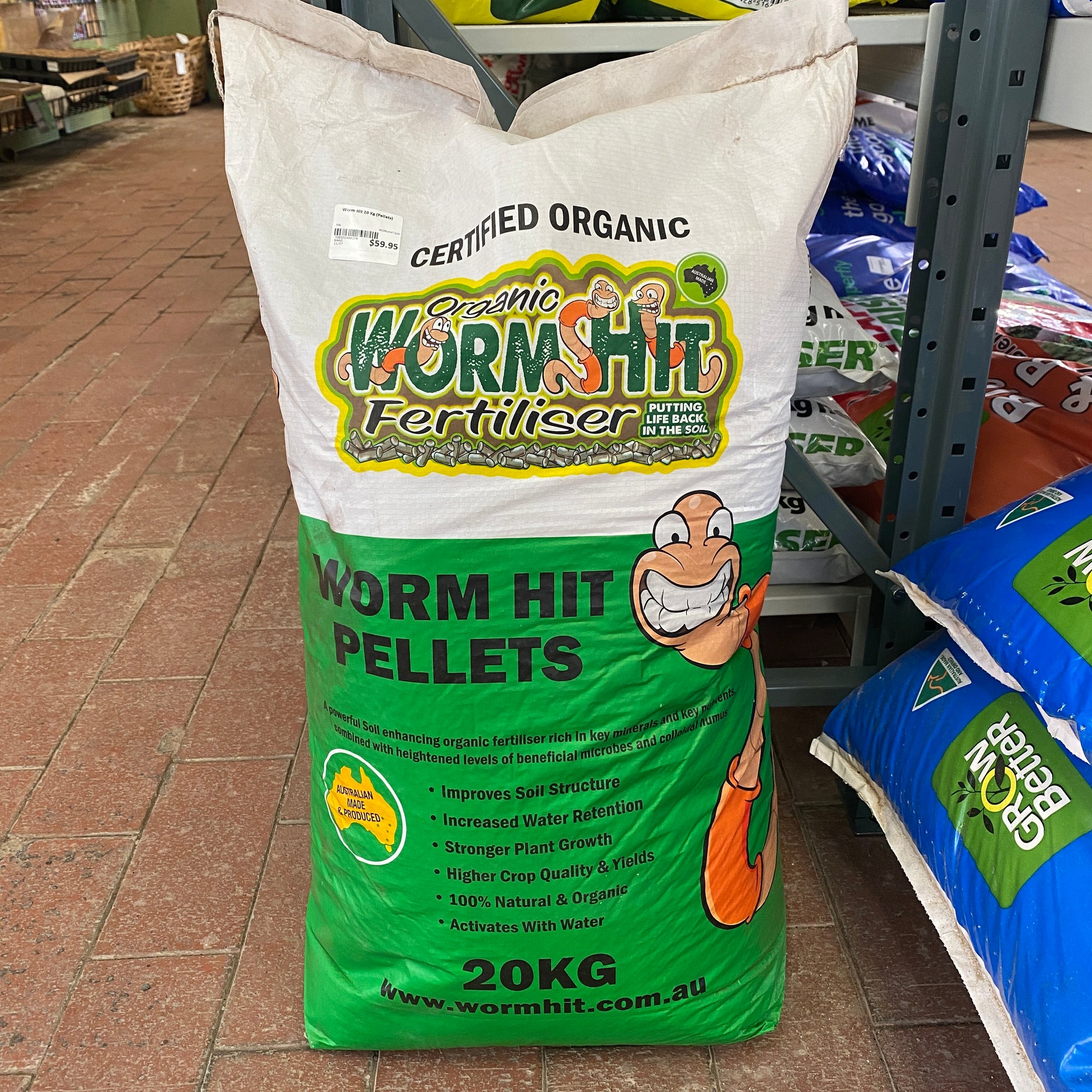 Worm Hit 20 Kg (Pellets)