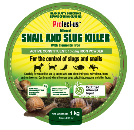 Protect-us Mineral Snail and Slug Killer 1kg