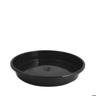 Plastic Saucer 200mm Black