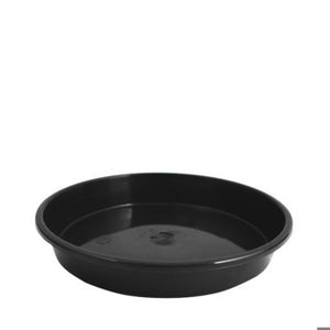 Plastic Saucer 200mm Black