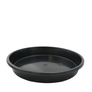 Plastic Saucer 250mm Black