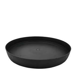 Plastic Saucer 330mm Black