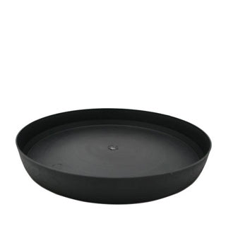 Plastic Saucer 330mm Black